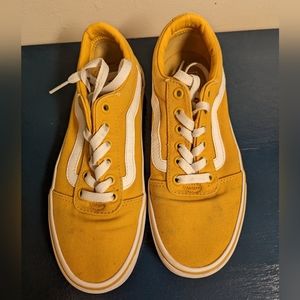 Yellow Vans sneakers size 7.5